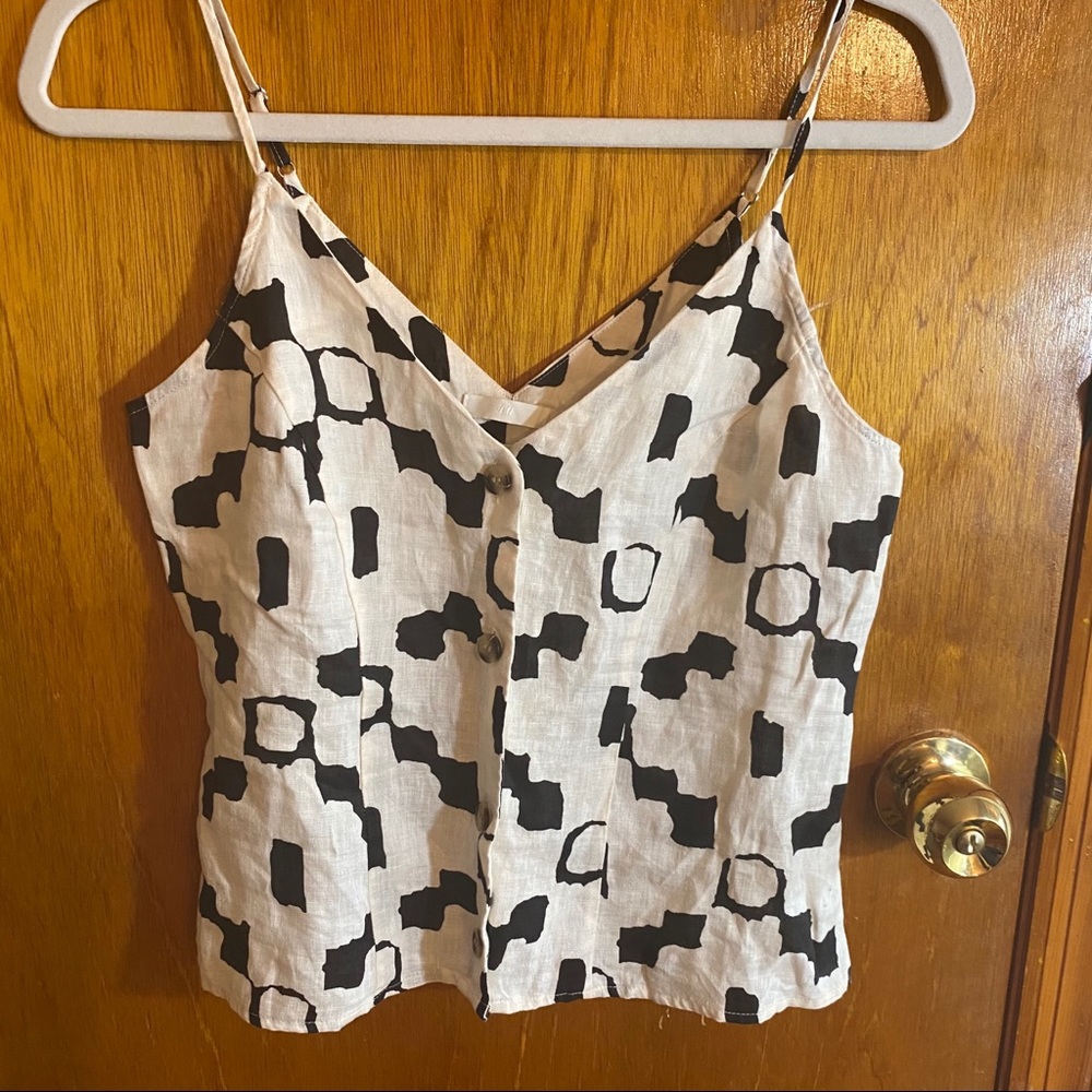 H&M Linen tank top (brand new)